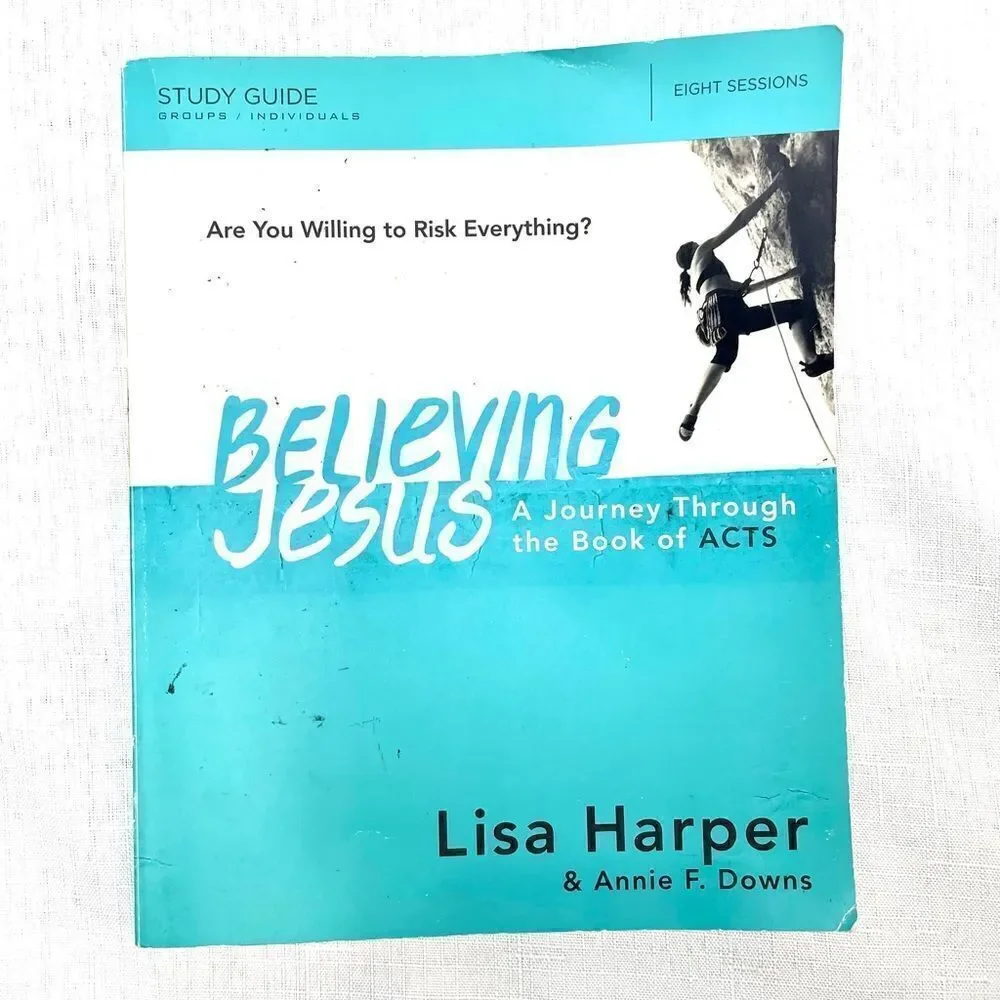 Acts Believing Jesus Book and Workbook Bible Study Lisa Harper